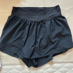 Offline by Aerie Black Athletic Shorts